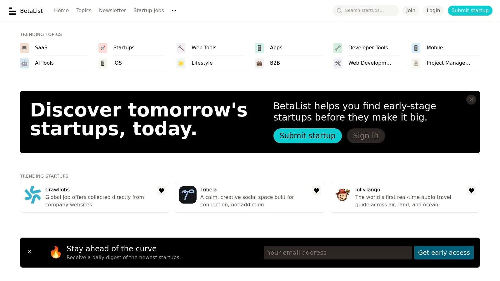 BetaList - Startup Launch Platform