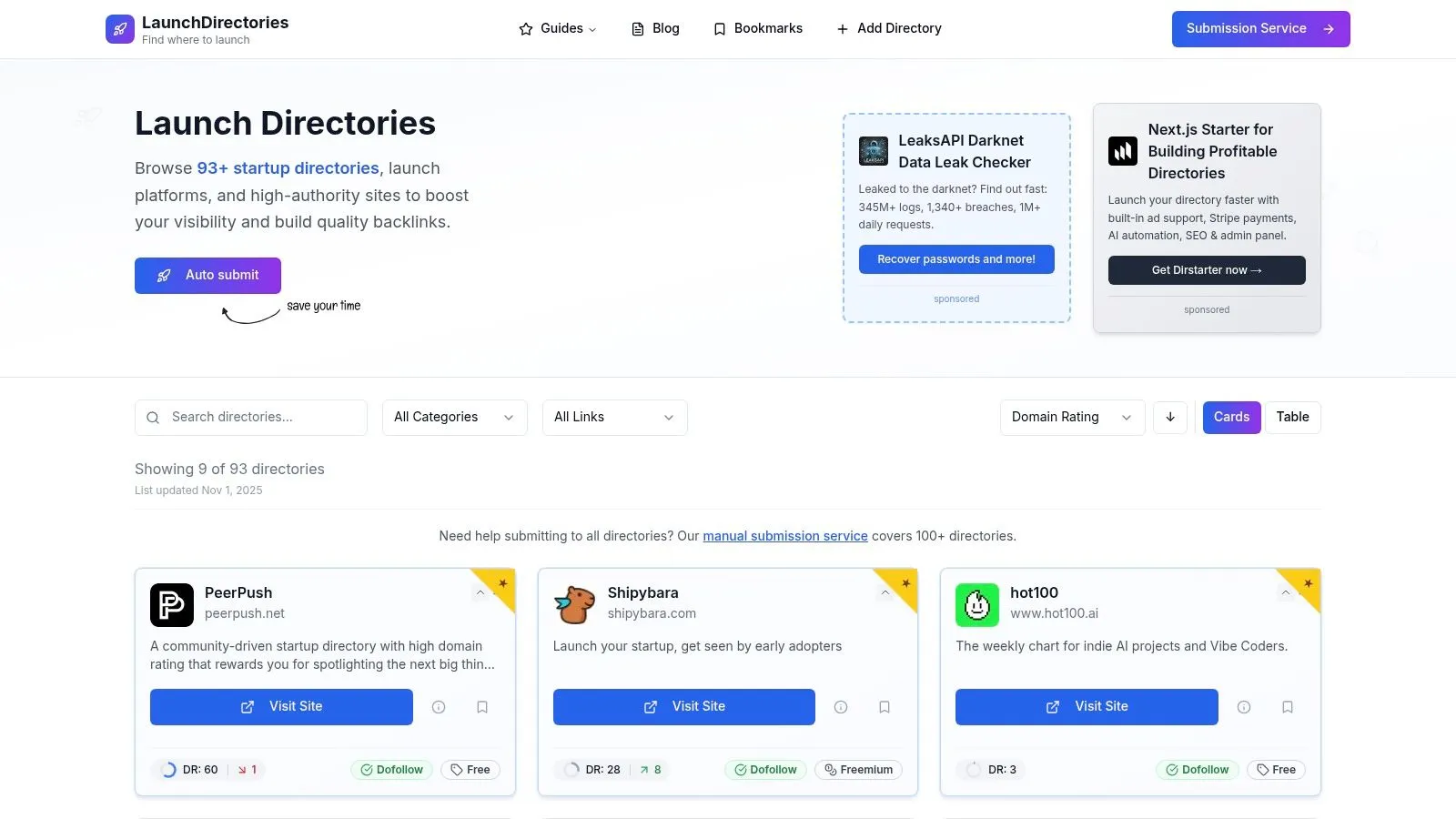 Launch Directories - Complete Launch Resource