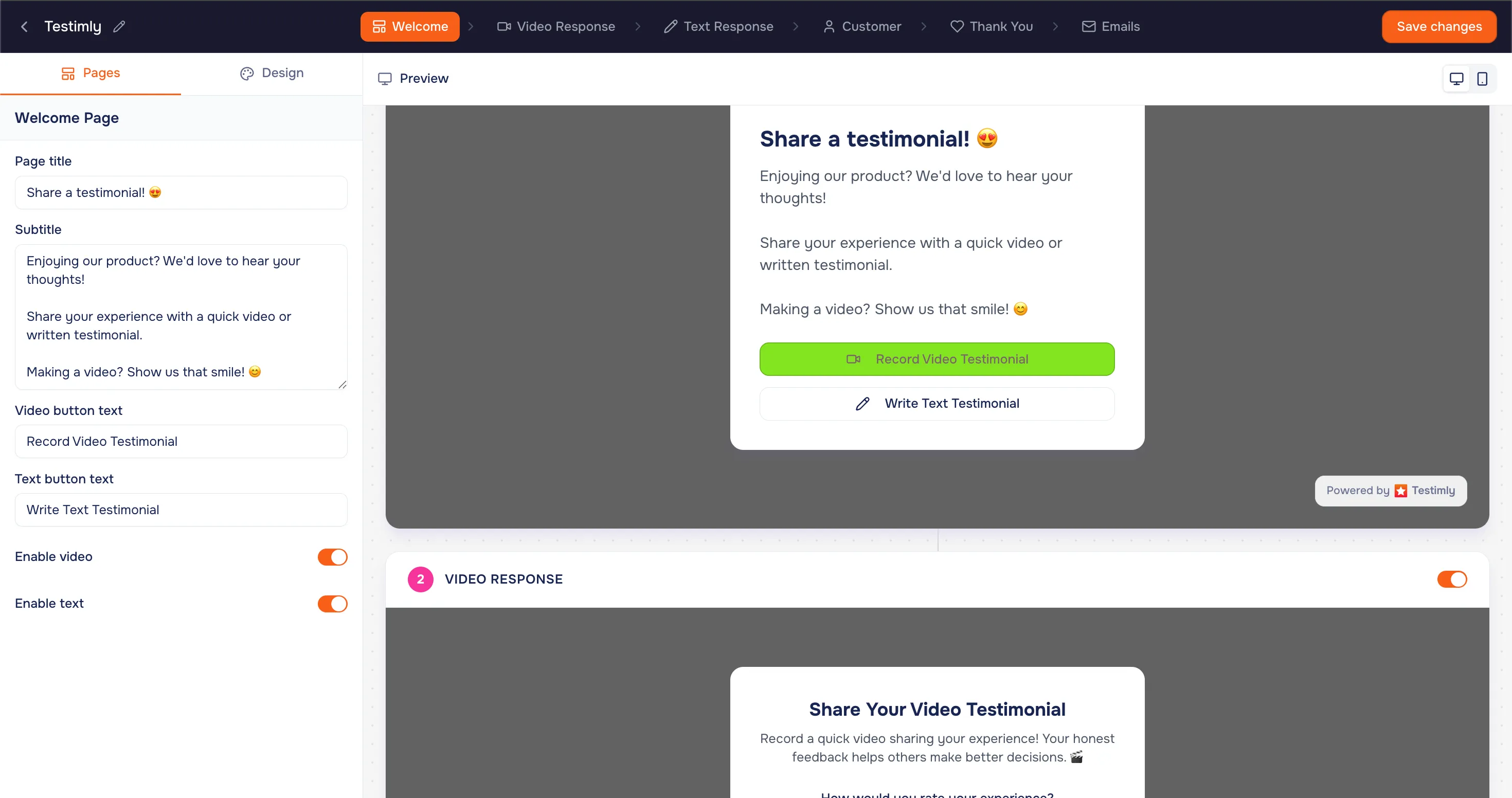 Testimly Configuration Studio